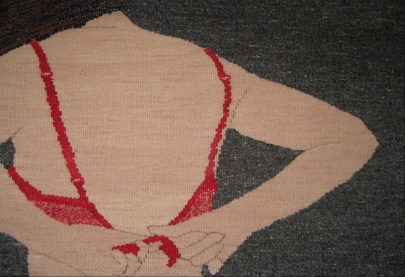 Woven debauchery by Erin M. Riley Woven debauchery by Erin M. Riley