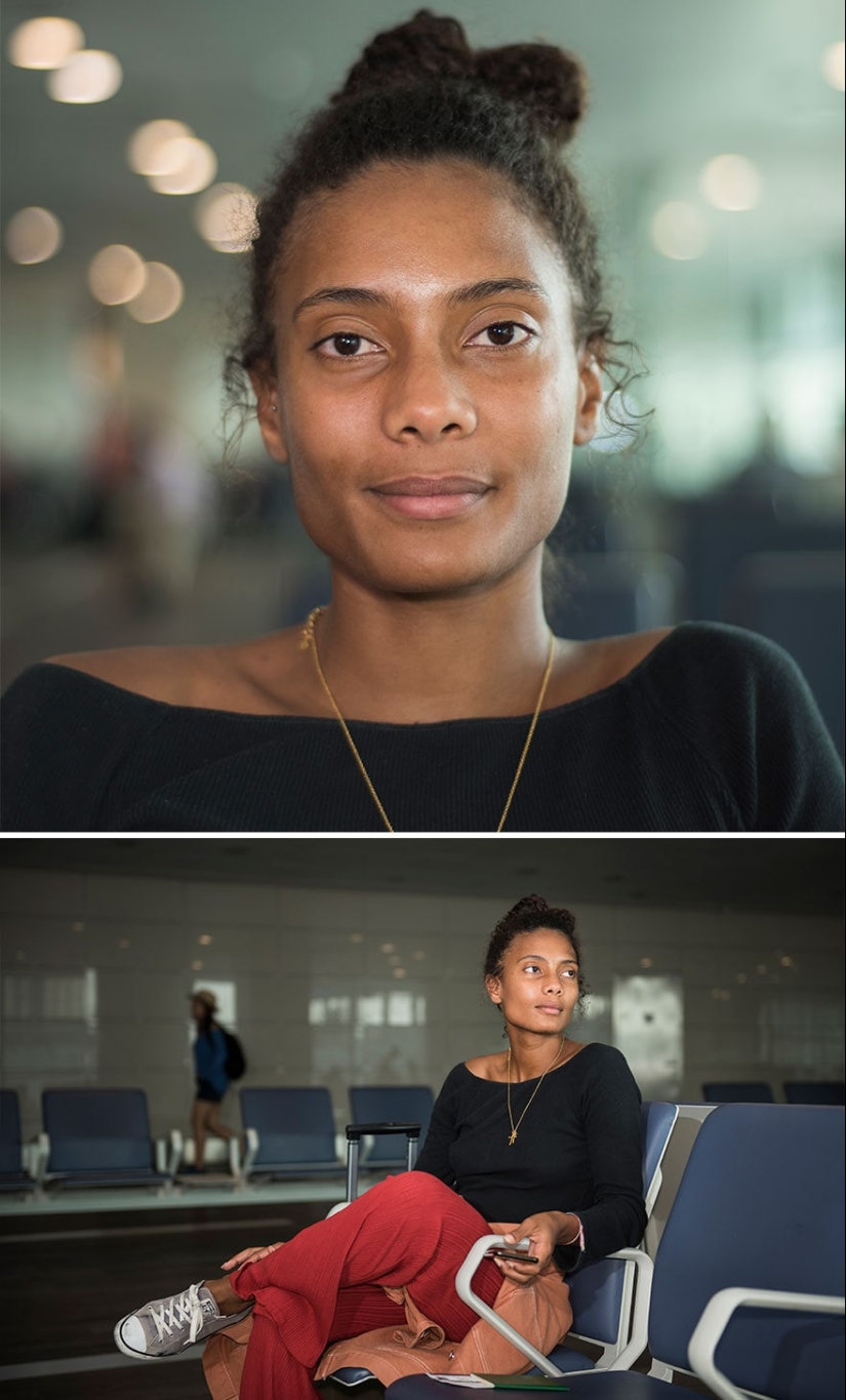 "100 caras en 100 países": emocional retratos de pasajeros del aeropuerto de Estambul "100 caras en 100 países": emocional retratos de pasajeros del aeropuerto de Estambul