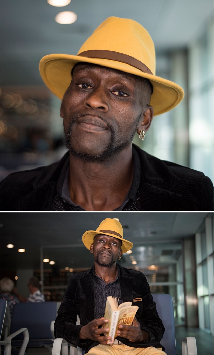 "100 caras en 100 países": emocional retratos de pasajeros del aeropuerto de Estambul "100 caras en 100 países": emocional retratos de pasajeros del aeropuerto de Estambul