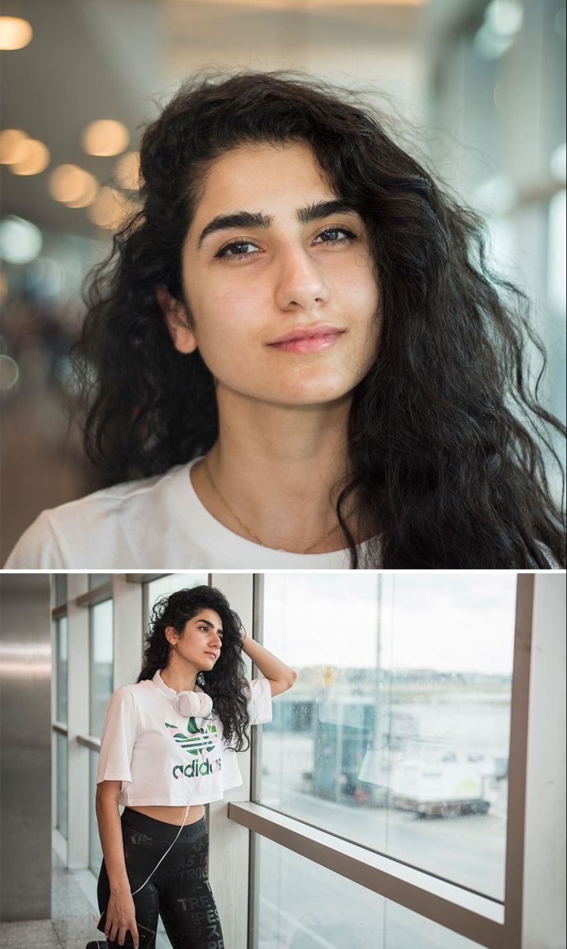 "100 faces in 100 countries": emotional portraits of passengers of Istanbul airport "100 faces in 100 countries": emotional portraits of passengers of Istanbul airport
