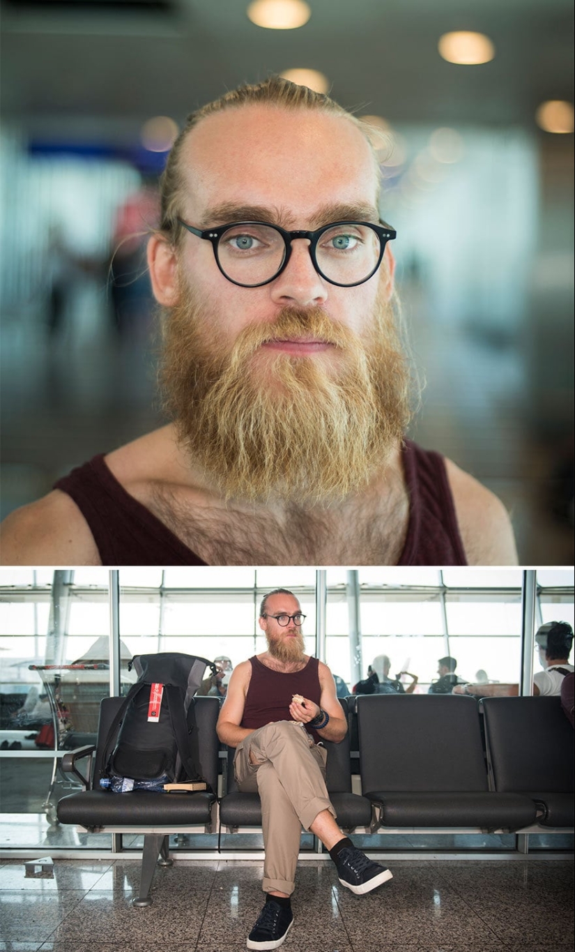 "100 faces in 100 countries": emotional portraits of passengers of Istanbul airport "100 faces in 100 countries": emotional portraits of passengers of Istanbul airport