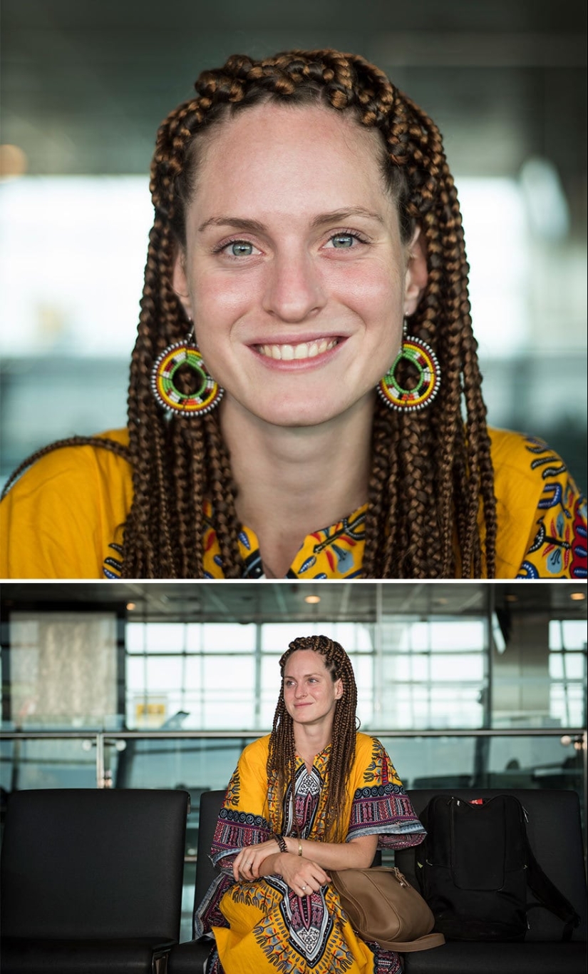 "100 faces in 100 countries": emotional portraits of passengers of Istanbul airport "100 faces in 100 countries": emotional portraits of passengers of Istanbul airport