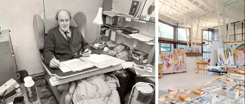 100 famous artists and their workshops