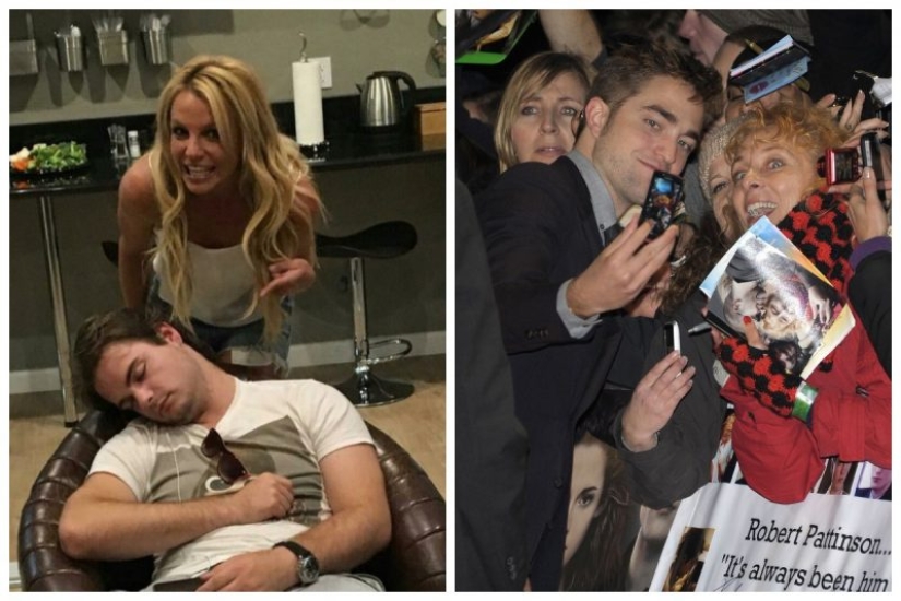 12 celebrities who made a very funny selfie with his fans 12 celebrities who made a very funny selfie with his fans