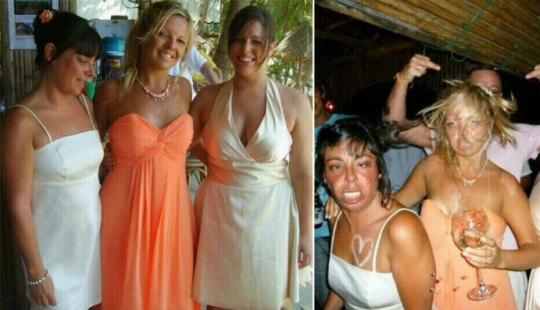 12 fotos "antes y después", de la que la torre se rompe 12 fotos "antes y después", de la que la torre se rompe