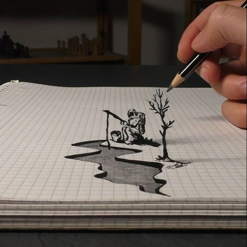 12 Mind-Boggling 3D Illusions Drawn By Master Artist Stefan Pabst
