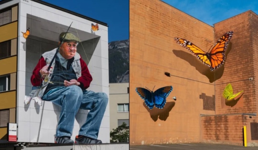 12 Stunning Murals Bring Butterflies to Life in the Streets