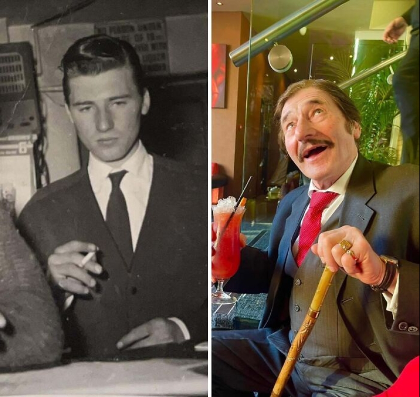 13 de las fotos más tiernas de ayer y hoy que demuestran que algunos vínculos se fortalecen con el tiempo