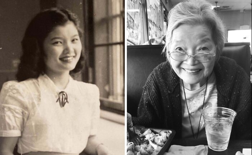 13 Of The Sweetest Then-And-Now Photos That Prove Some Bonds Only Grow Stronger With Time