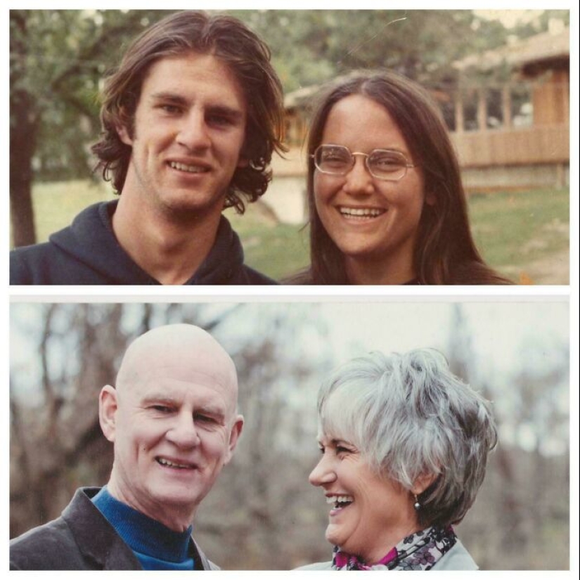 13 Of The Sweetest Then-And-Now Photos That Prove Some Bonds Only Grow Stronger With Time
