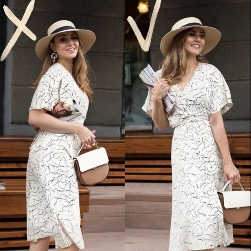 13 tips on how to pose to get 10 kilos slimmer in the photo