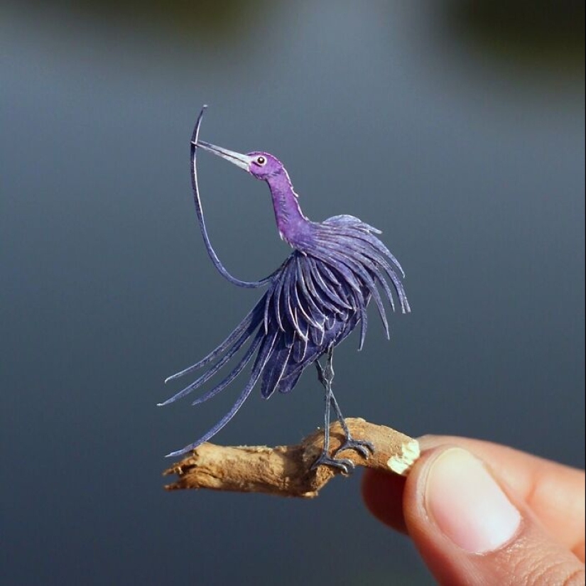 14 Realistic Tiny Paper Sculptures Of Animals That This Duo Has Created
