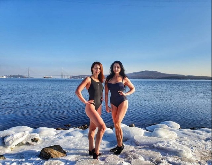 15 photos of adorable girls who decided to start the year with hardening