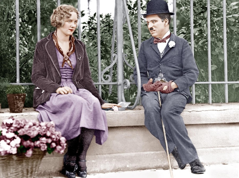 15 raro de color fotos de Charlie Chaplin hizo en los años 1910-1930