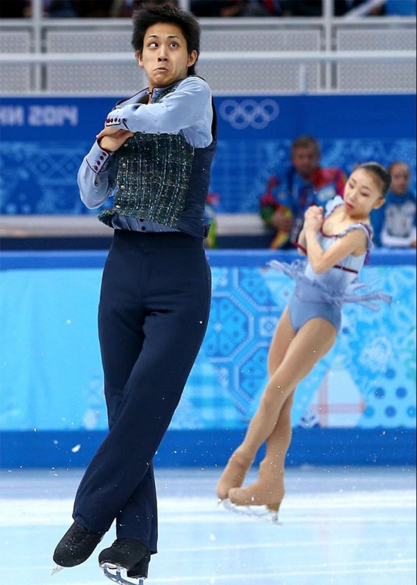 16 fotos, después de lo cual usted no será capaz de mirar con calma en el patinaje artístico