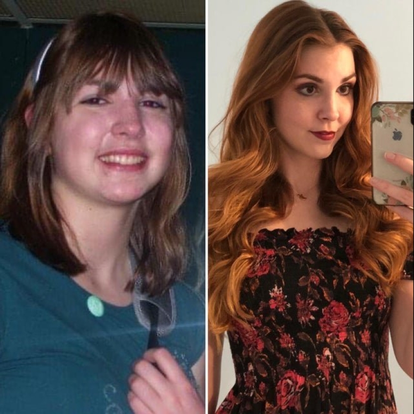 16 transformaciones sorprendentes de las personas: en la adolescencia y ahora