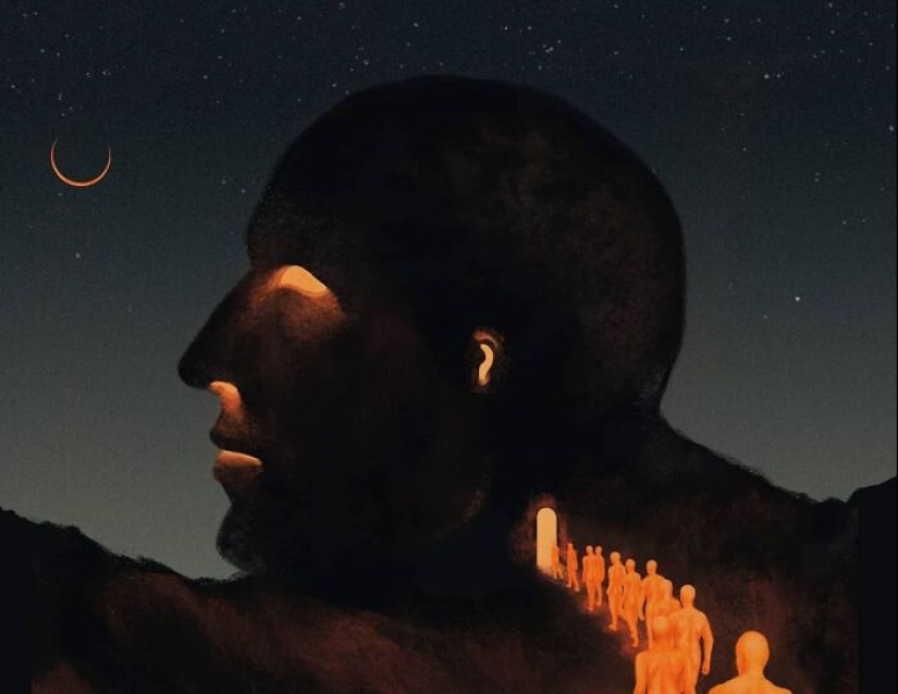 18 Mesmerizingly Mysterious Illustrations By Myriam Wares