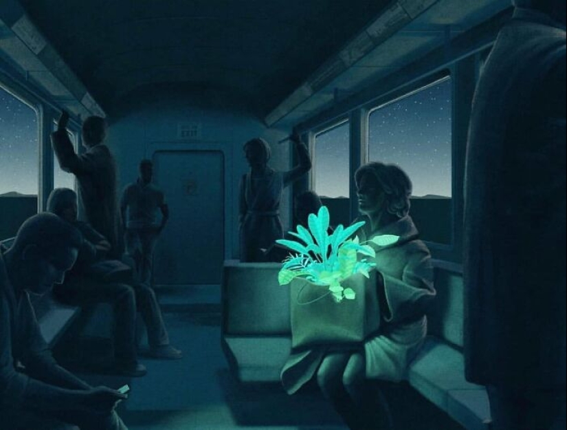 18 Mesmerizingly Mysterious Illustrations By Myriam Wares