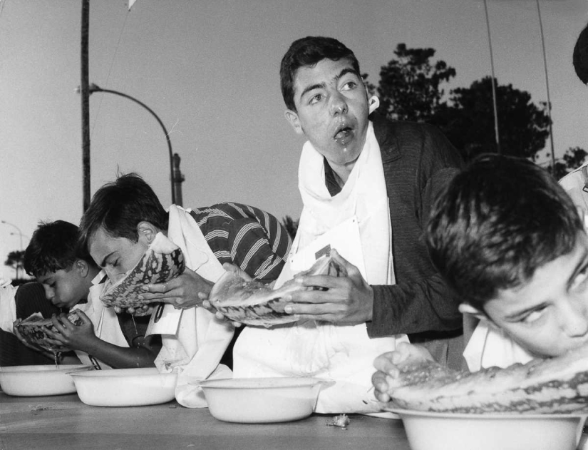1915-1987: speed eating contests 1915-1987: speed eating contests