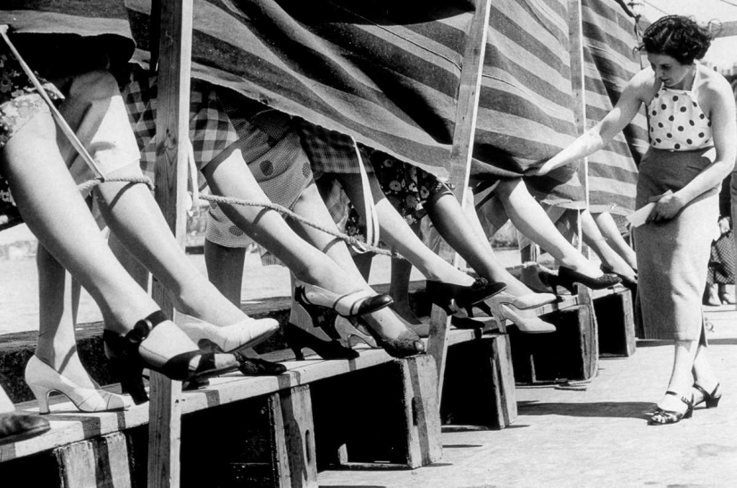 1930-1953 años: los concursos para las mujeres más bellas del tobillo
