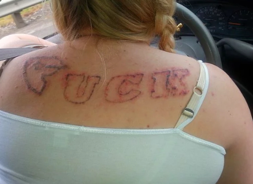 20 a tattoo, the creators of which urgently need to change the profession