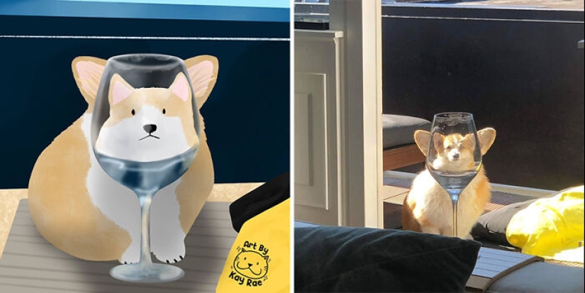 20 Adorable And Hilarious Animal Photos Drawn By This Artist