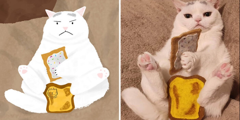 20 Adorable And Hilarious Animal Photos Drawn By This Artist