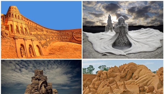 20 amazing sand sculptures