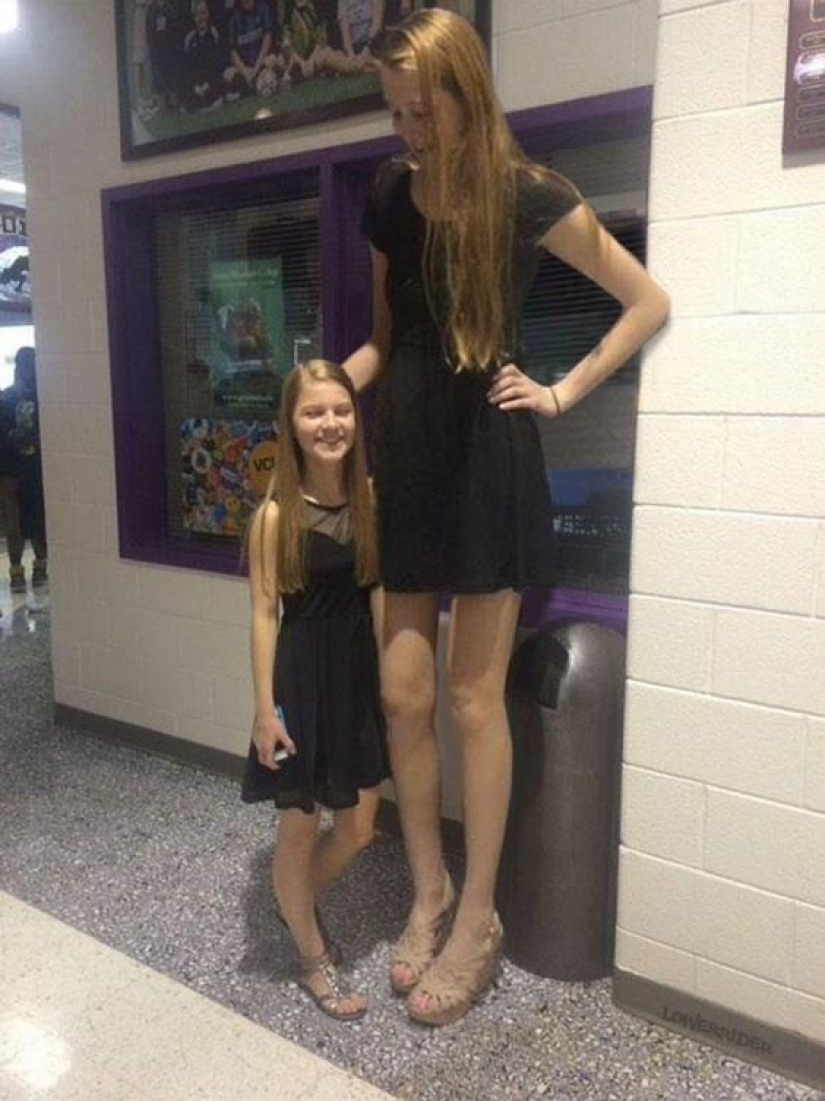 20 chicas que sorprenden con su alto crecimiento