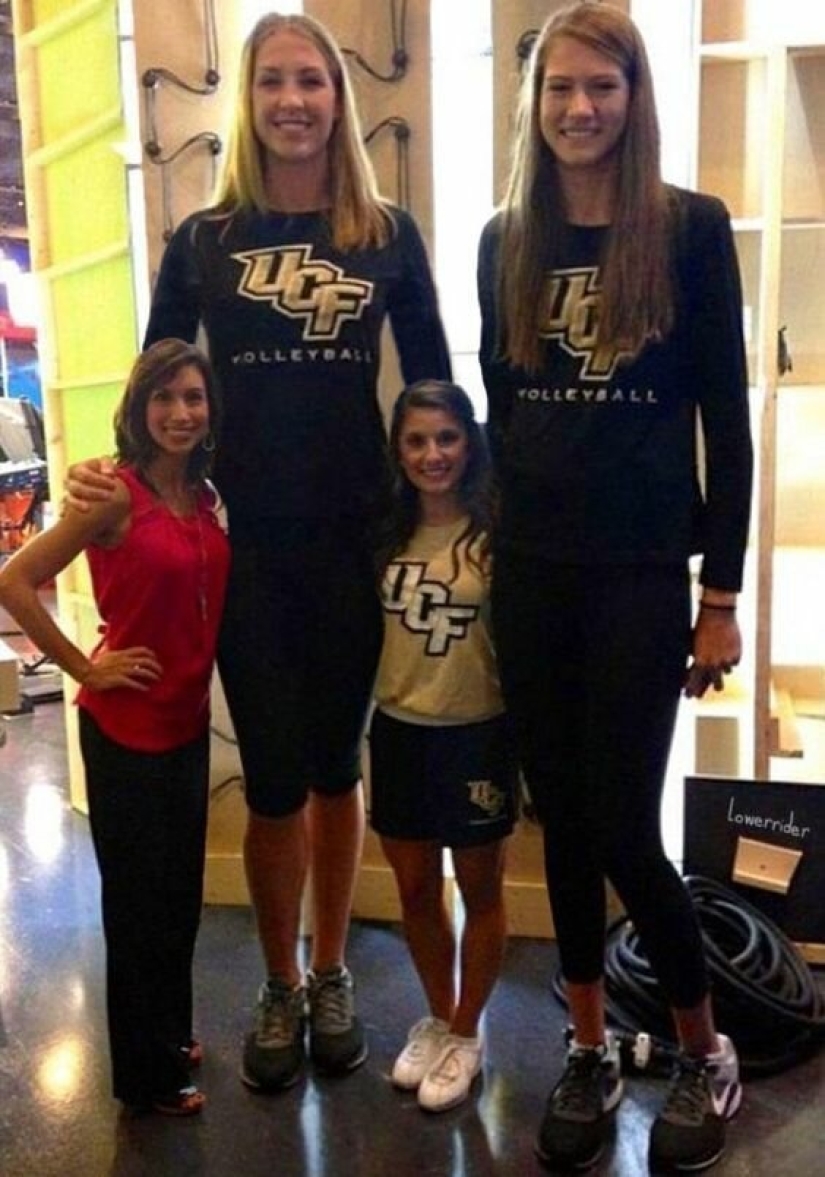 20 chicas que sorprenden con su alto crecimiento