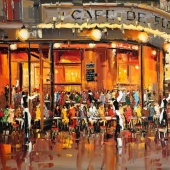 20 fascinating paintings in the rhythm of a modern city