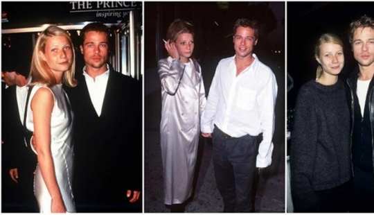 20 photos of brad pitt and Gwyneth Paltrow, youth and love each other 20 photos of brad pitt and Gwyneth Paltrow, youth and love each other