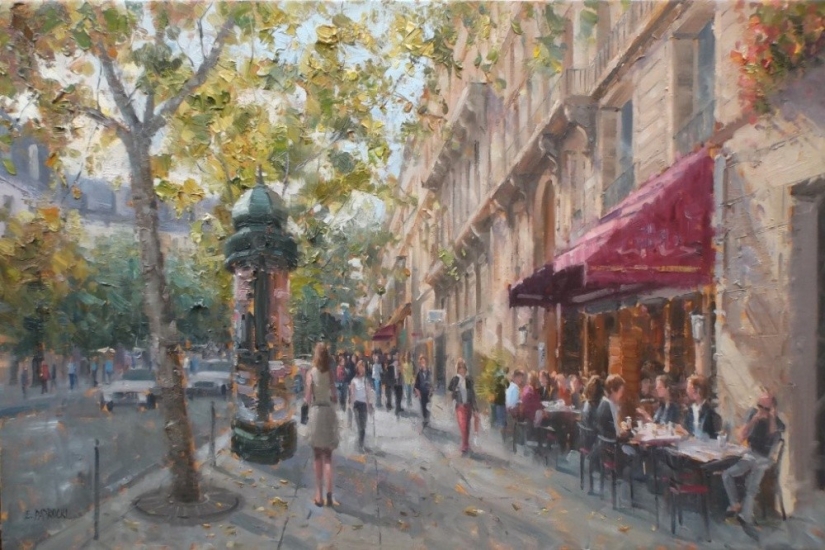 20 pinturas fascinantes al ritmo de una ciudad moderna