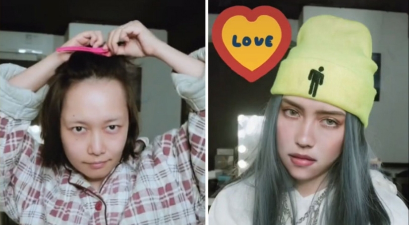20 transformaciones increíbles: una mujer china se convierte en estrellas con la ayuda de maquillaje