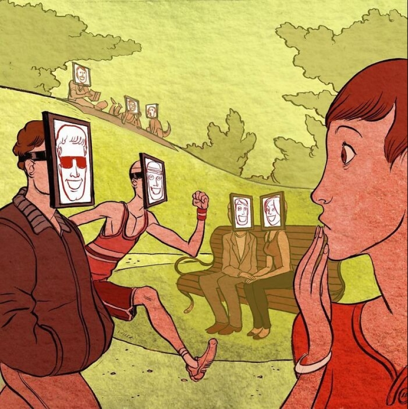 22 dibujos provocativos que muestran el lado oscuro de la sociedad 22 dibujos provocativos que muestran el lado oscuro de la sociedad