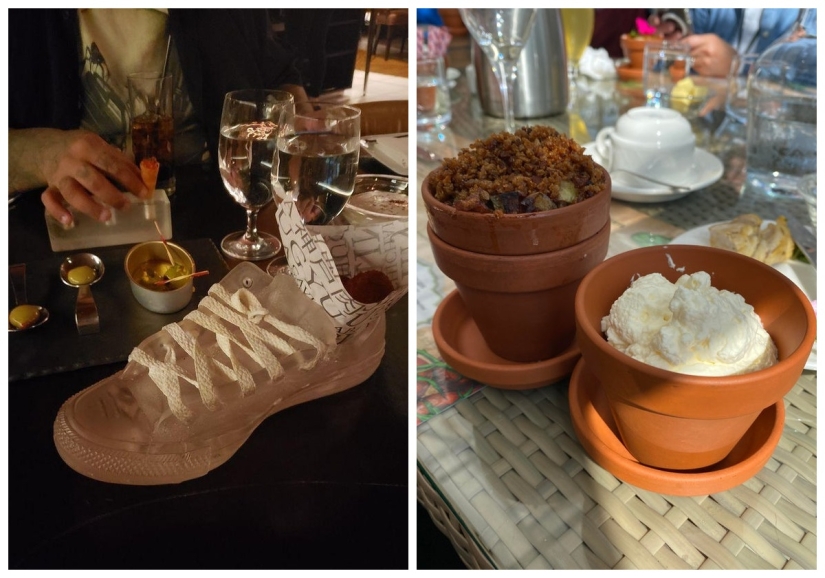 22 examples of crazy serving of dishes, which for some reason exists