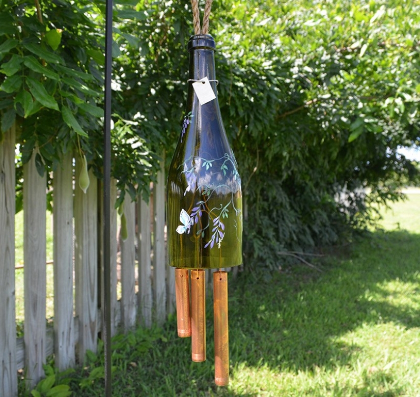 22 formas de convertir una botella vacía en una práctica obra de arte