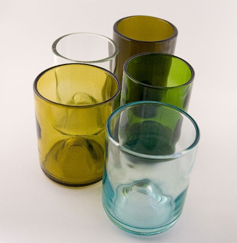 22 formas de convertir una botella vacía en una práctica obra de arte