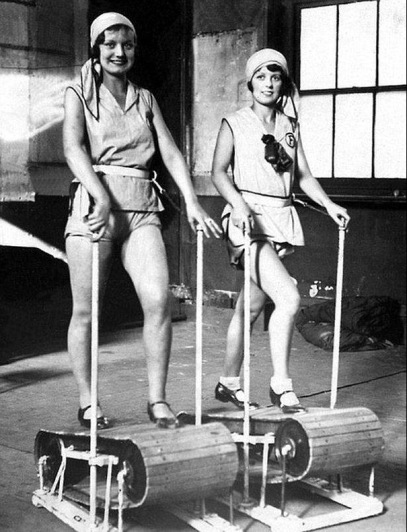 22 fotos retro: cómo era el fitness de principios del siglo XX