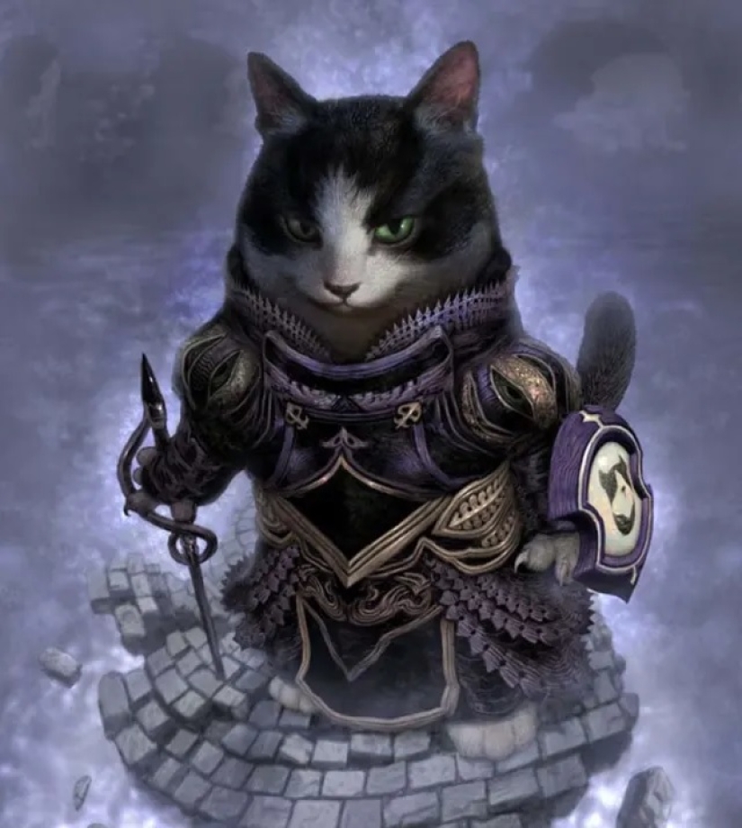 22 fuzzy knight on cute illustrations by Japanese artist PonkichiM