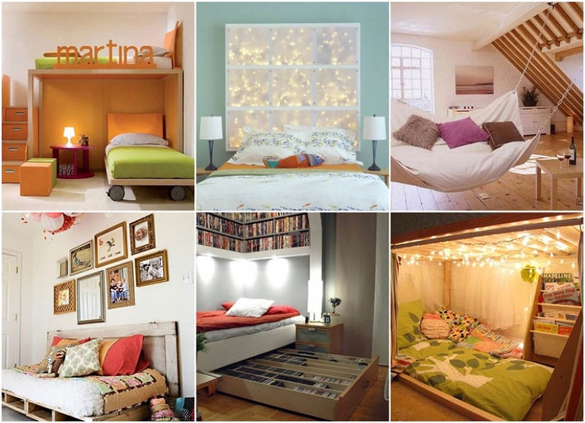 22 ideas geniales para un lugar para dormir inusual