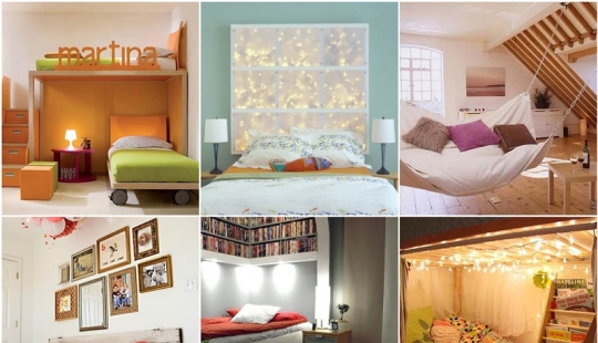 22 ideas geniales para un lugar para dormir inusual