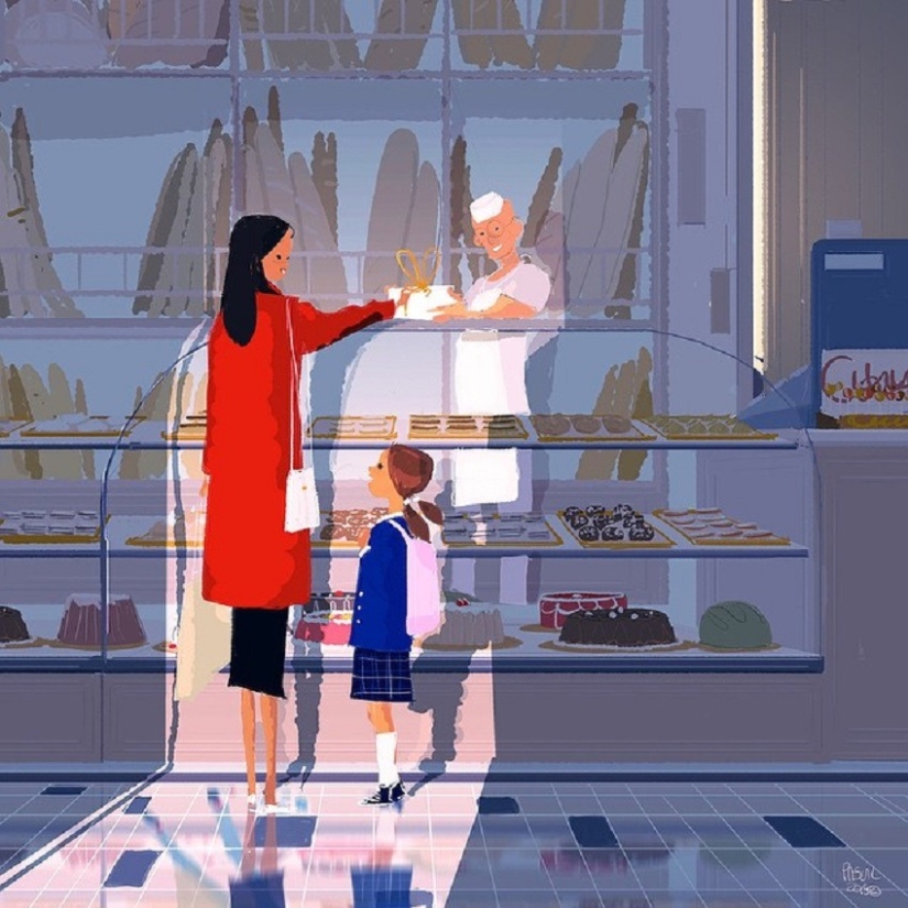 22 ilustraciones conmovedoras sobre la conexión entre madre e hijo 22 ilustraciones conmovedoras sobre la conexión entre madre e hijo