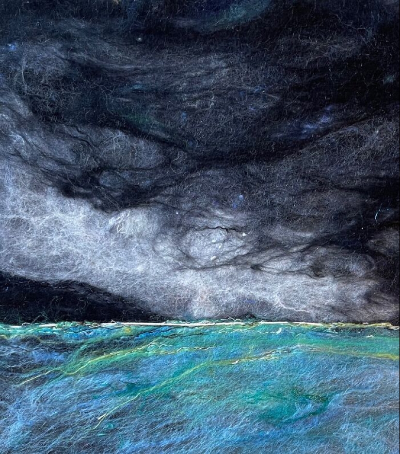 22 Incredible Artworks Of Various Scenery Felted By This Artist