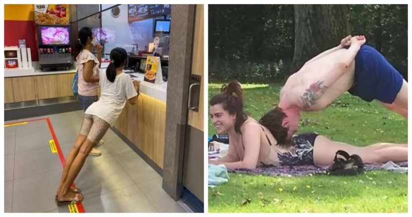 22 strange and ridiculous poses in which these people-yogis were caught