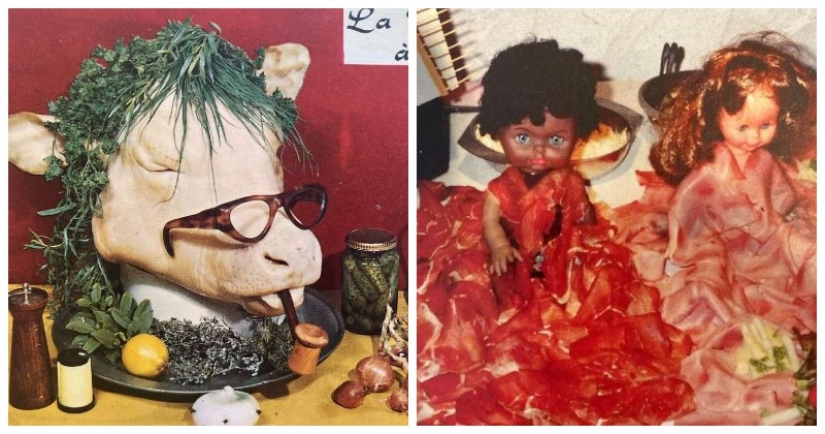 22 stubborn dishes from the past - strange photos from cookbooks of the last century