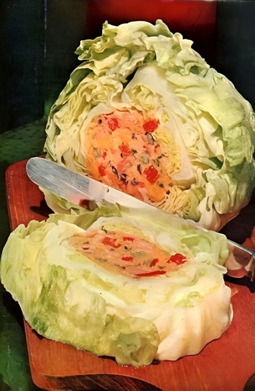 22 stubborn dishes from the past - strange photos from cookbooks of the last century