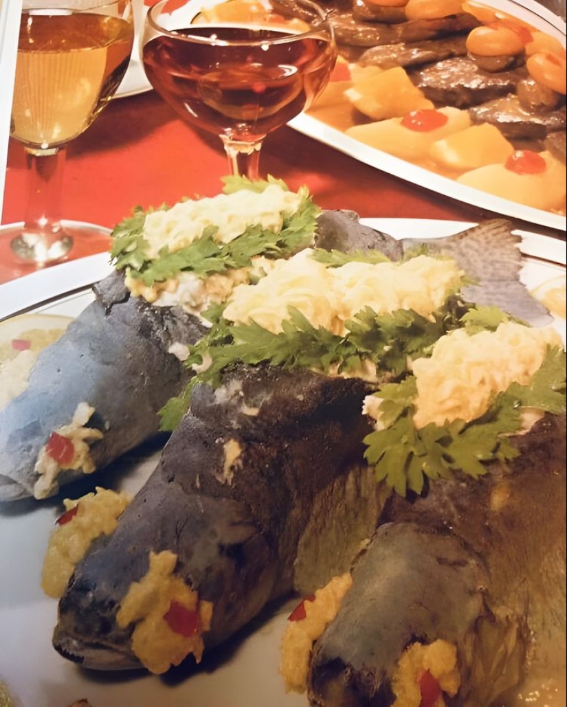 22 stubborn dishes from the past - strange photos from cookbooks of the last century