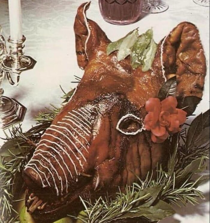 22 stubborn dishes from the past - strange photos from cookbooks of the last century