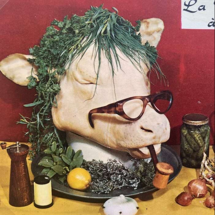 22 stubborn dishes from the past - strange photos from cookbooks of the last century